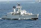 Picture of the INS Brahmaputra (F31)