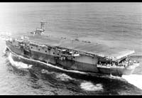 Picture of the USS Bogue (CVE-9)