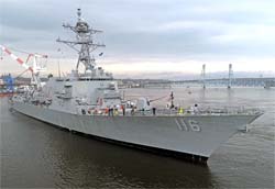 Picture of the USS Thomas Hudner (DDG-116)