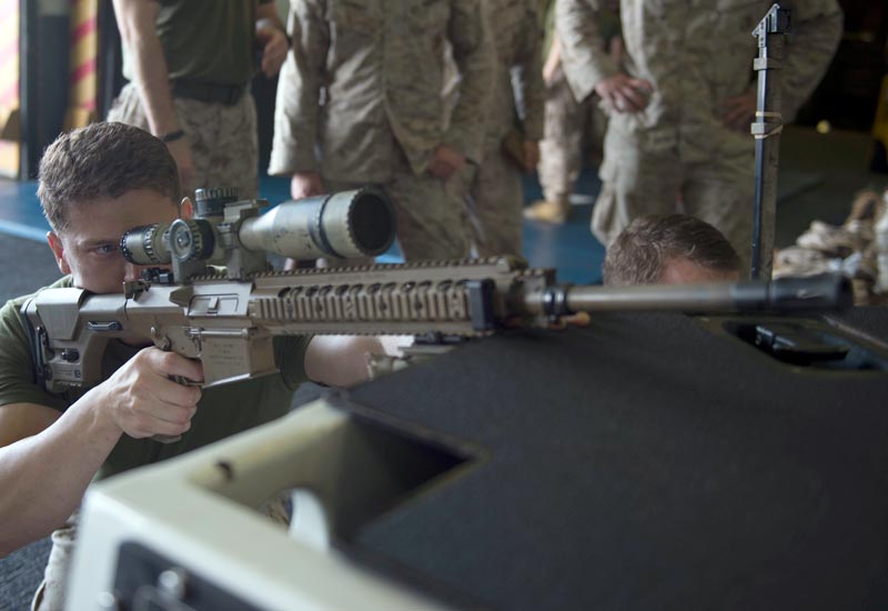Image of the M110 SASS (Semi-Automatic Sniper System)