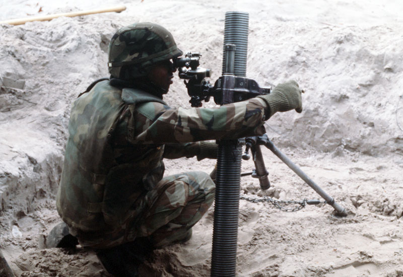 Image of the M29, 81mm Mortar