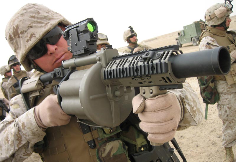 Image of the M32 MGL (Multiple Grenade Launcher)
