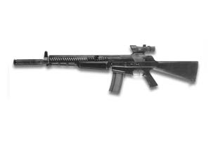 Image showcasing the AAI ACR assault rifle prototype.