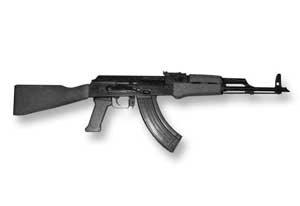 Right side view of the Hungarian FEG AK-63 Assault Rifle