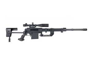 Right side view of the CheyTac Intervention sniper rifle