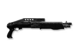 Right side profile view of the SPAS-12 shotgun