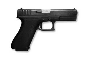 Thumbnail picture of the Austrian Glock 17 semi-automatic pistol