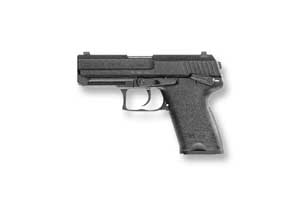 Left side profile view of the Heckler & Koch HK USP semi-automatic pistol