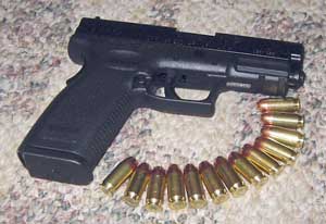 Image in the Public Domain via Wikipedia user; Pictured is the Springfield XD in .45 ACP form.