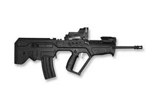 Right side profile view of the IMI TAR-21 Tavor Assault Rifle