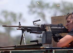 Thumbnail picture of the M249 SAW Light Machine Gun