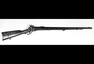 Right side view of the Sharps Model 1867 Carbine