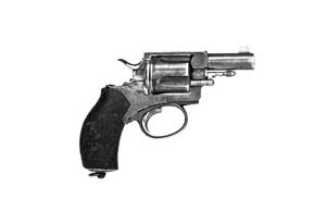 Right side view of the Webley Bull Dog Pocket Revolver