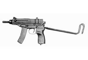 Left side view of the vz. 61 Skorpion machine pistol